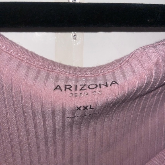 Arizona Jean Company Mauve Long Sleeve Bodysuit - Picture 3 of 3
